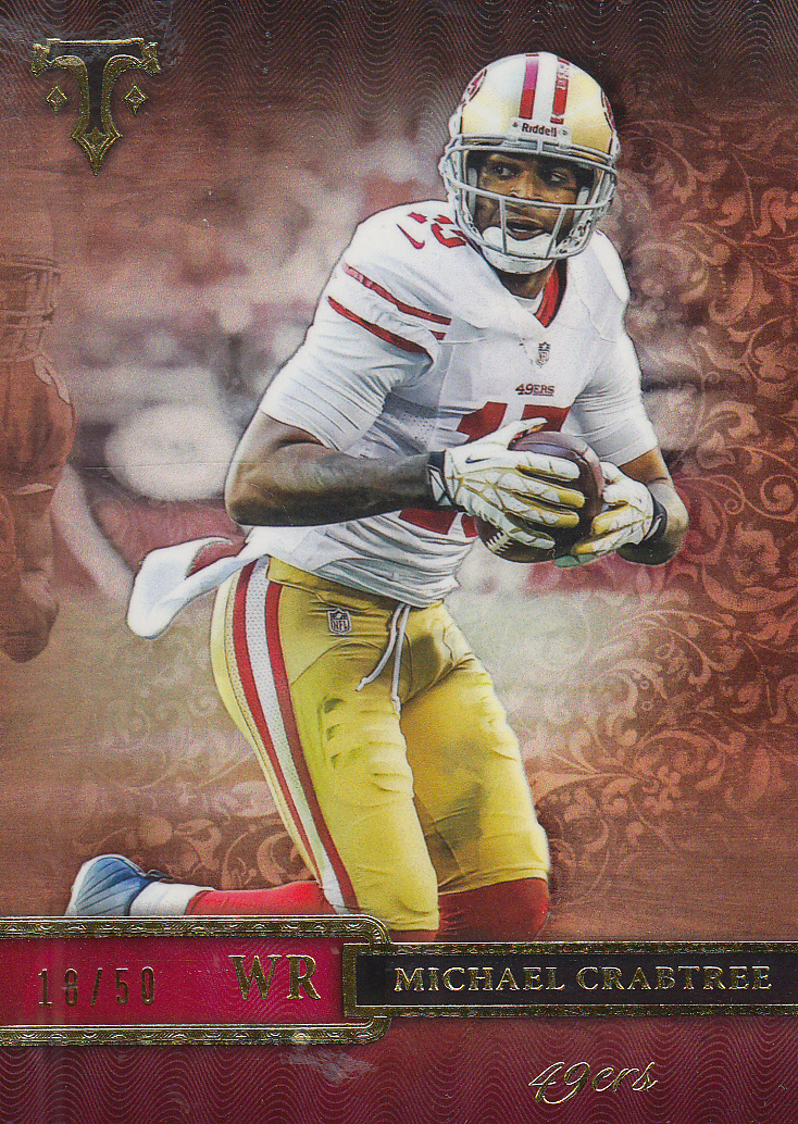 2014 Topps Triple Threads Ruby #56 Michael Crabtree