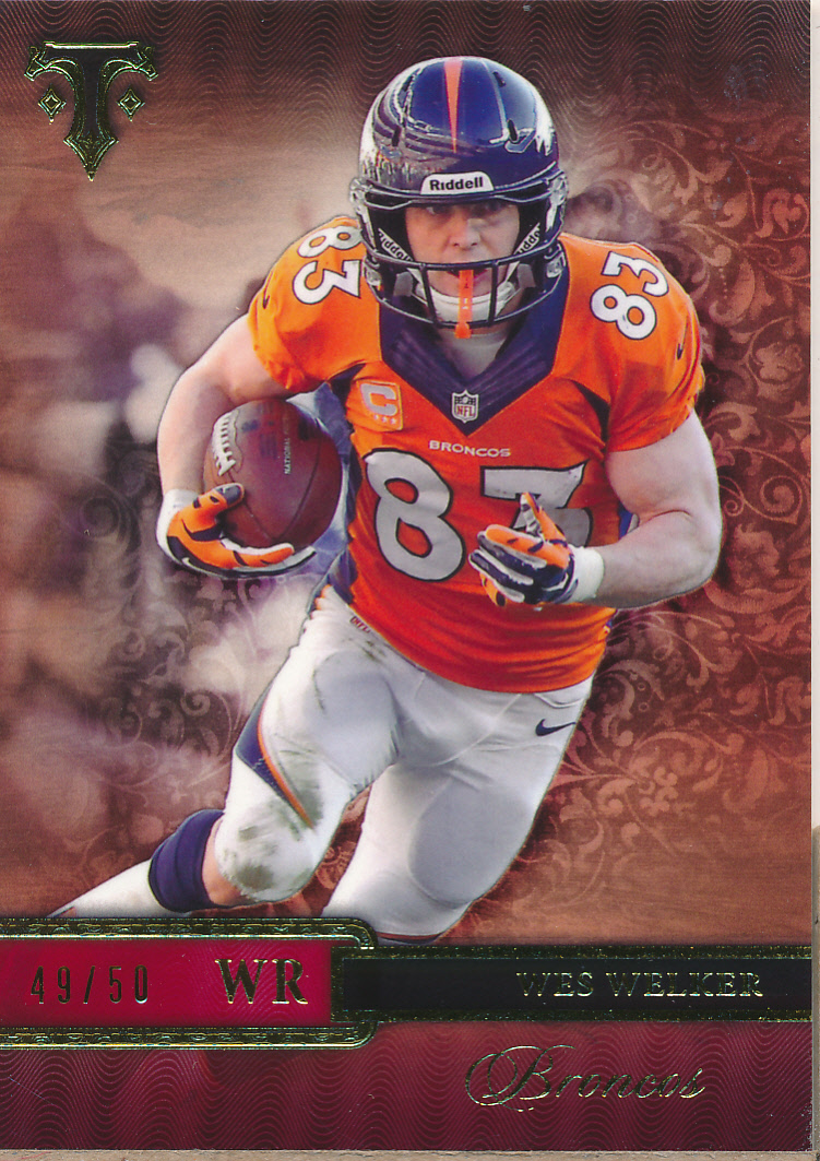 2014 Topps Triple Threads Ruby #65 Wes Welker