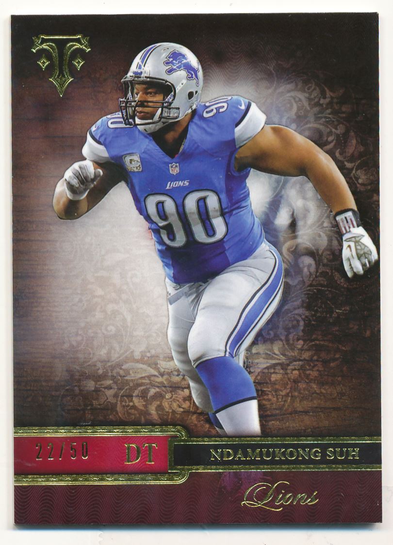 2014 Topps Triple Threads Ruby #84 Ndamukong Suh