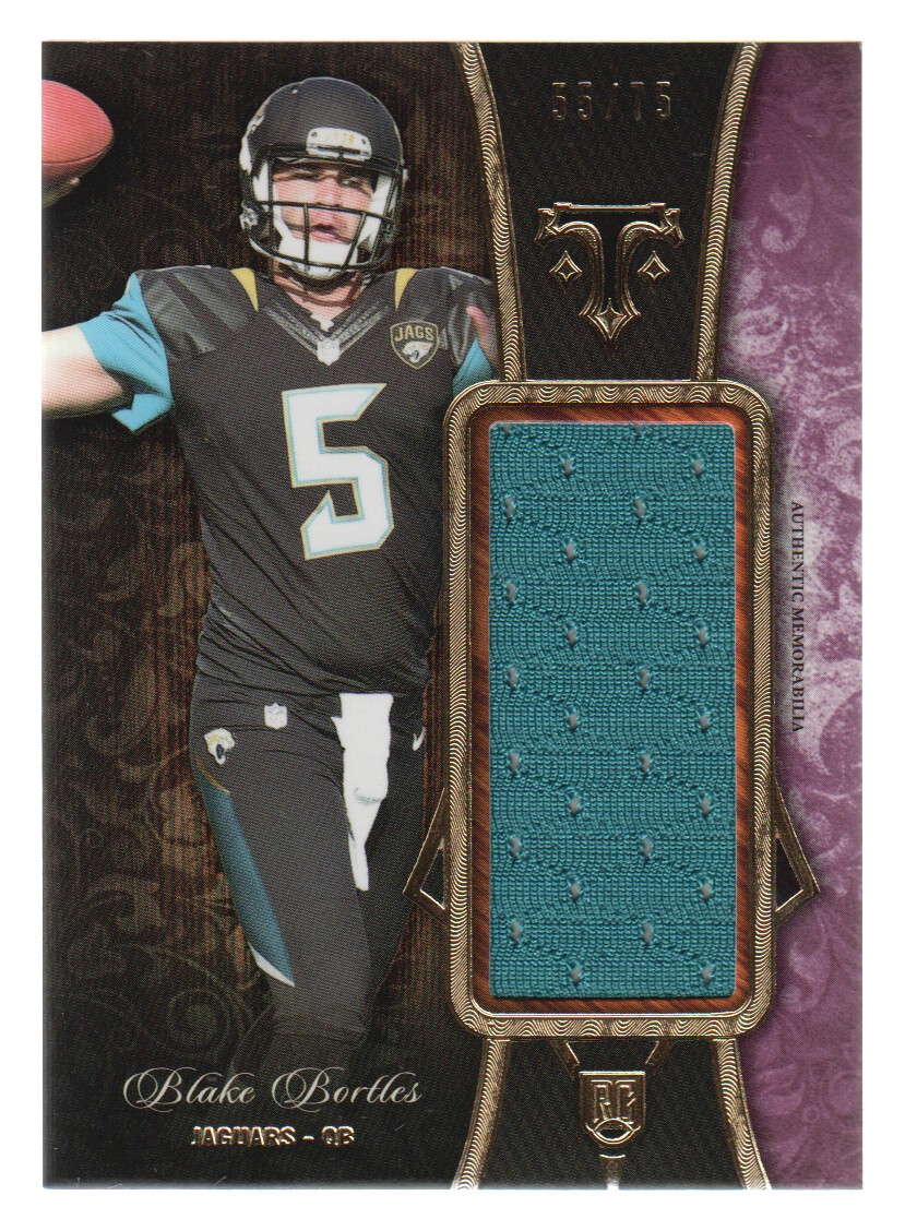 BLAKE BORTLES - 2014 Topps - Relics - Jacksonville Jaguars Jersey