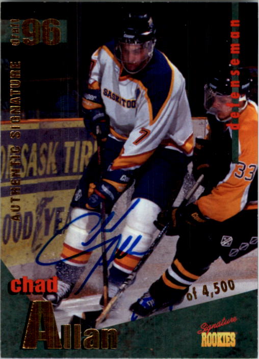 1996 Signature Rookies Autographs #1 Chad Allan