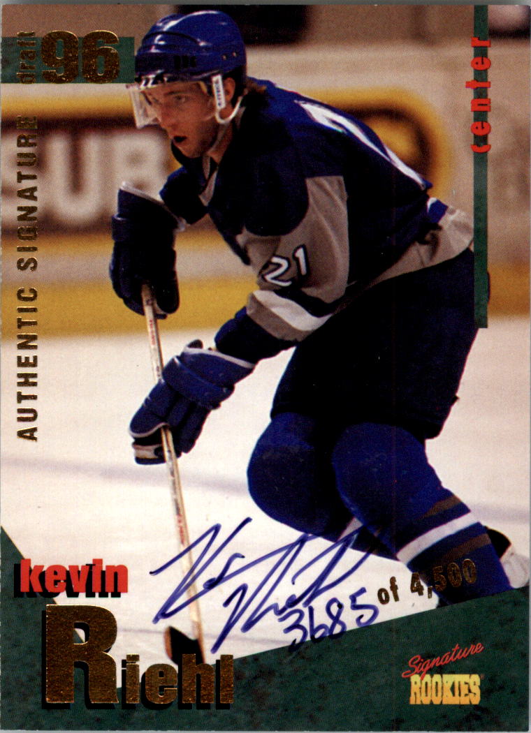 1996 Signature Rookies Autographs #21 Kevin Riehl