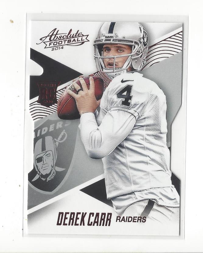 2014 Absolute Retail Red #147 Derek Carr