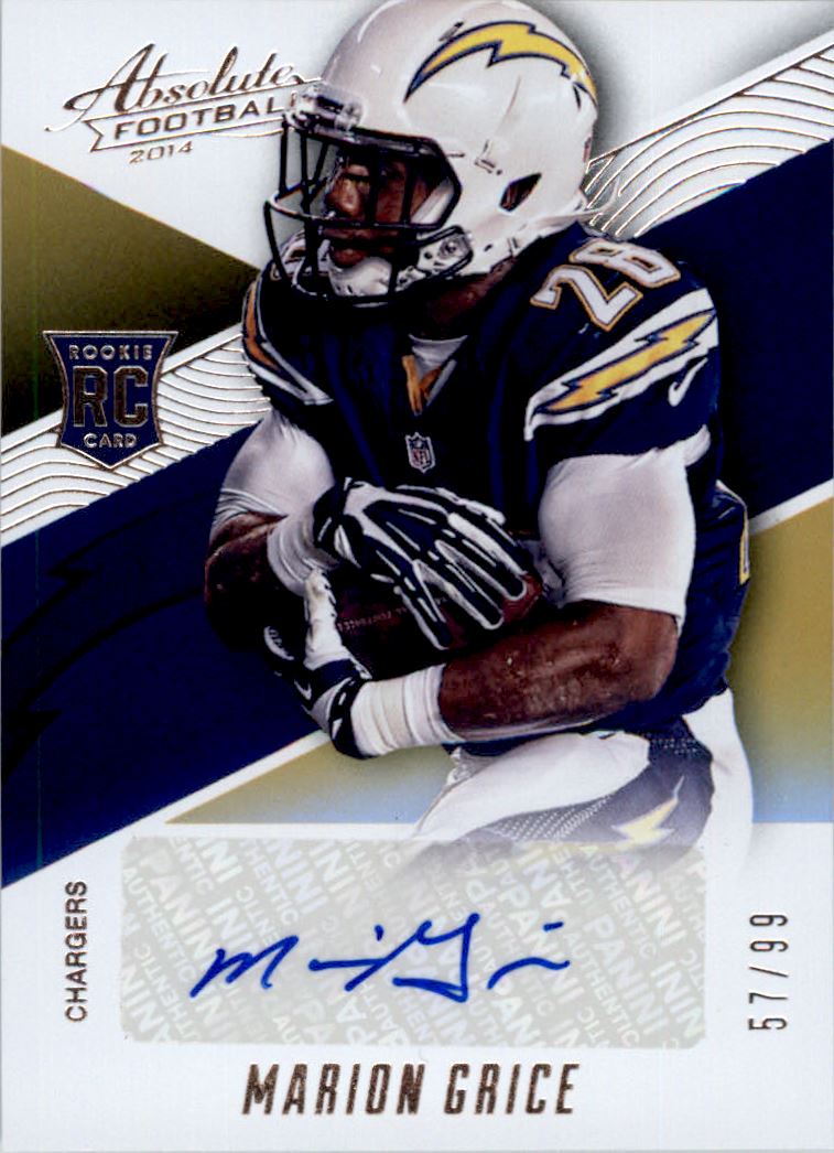 2014 Absolute Spectrum Silver #166 Marion Grice AU