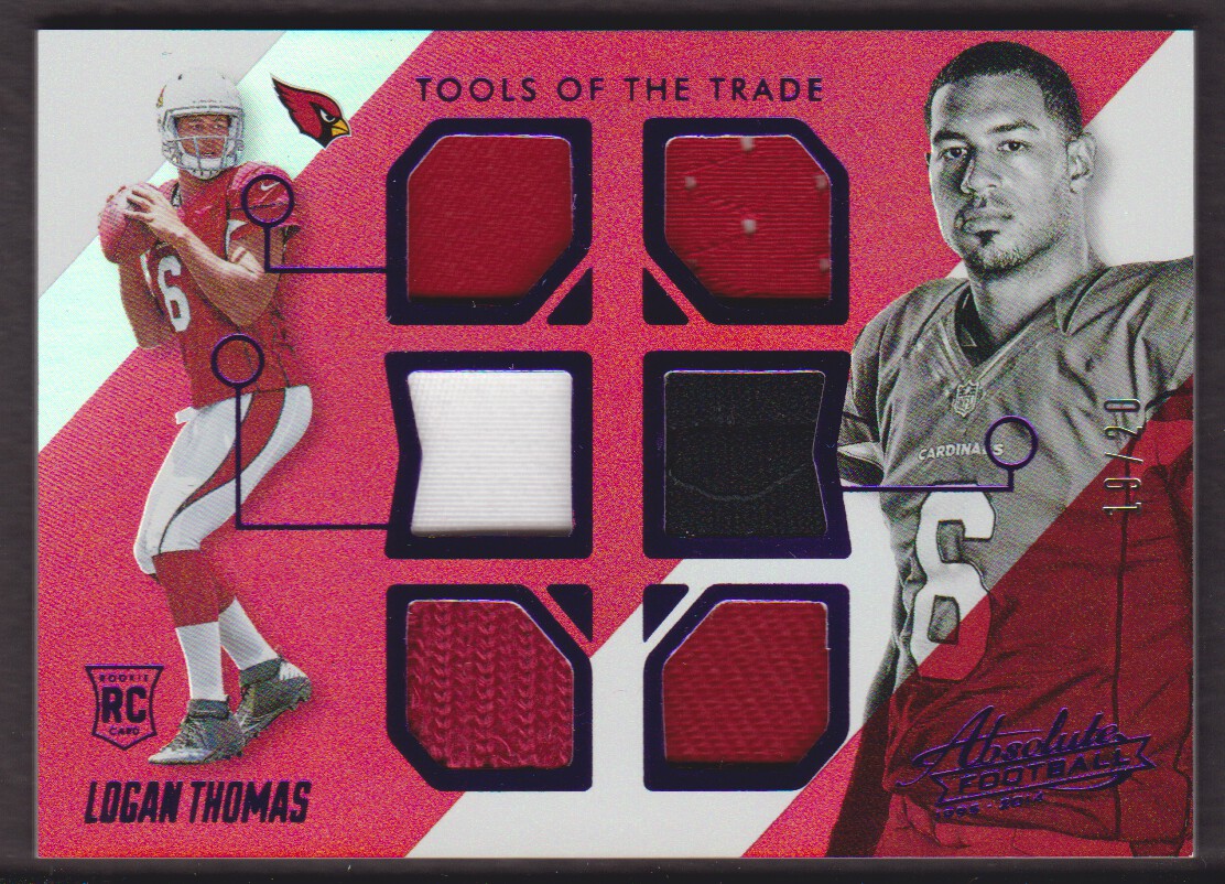 2014 Absolute Tools of the Trade Complete Rookies Purple #CRLT Logan Thomas