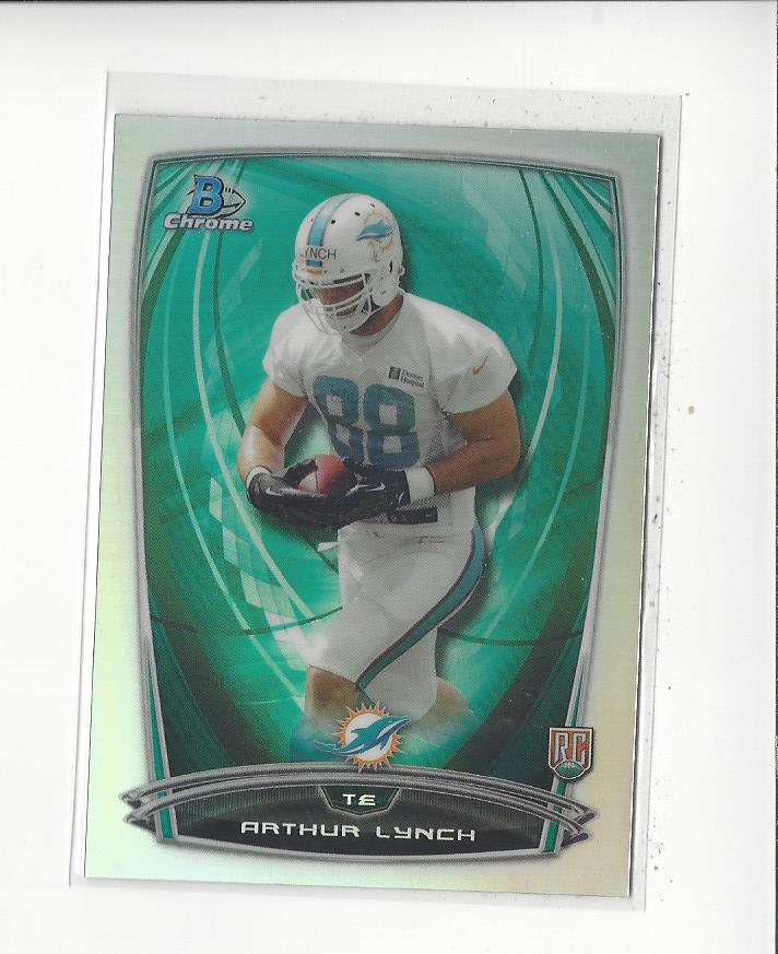2014 Bowman Chrome Refractors #116 Arthur Lynch