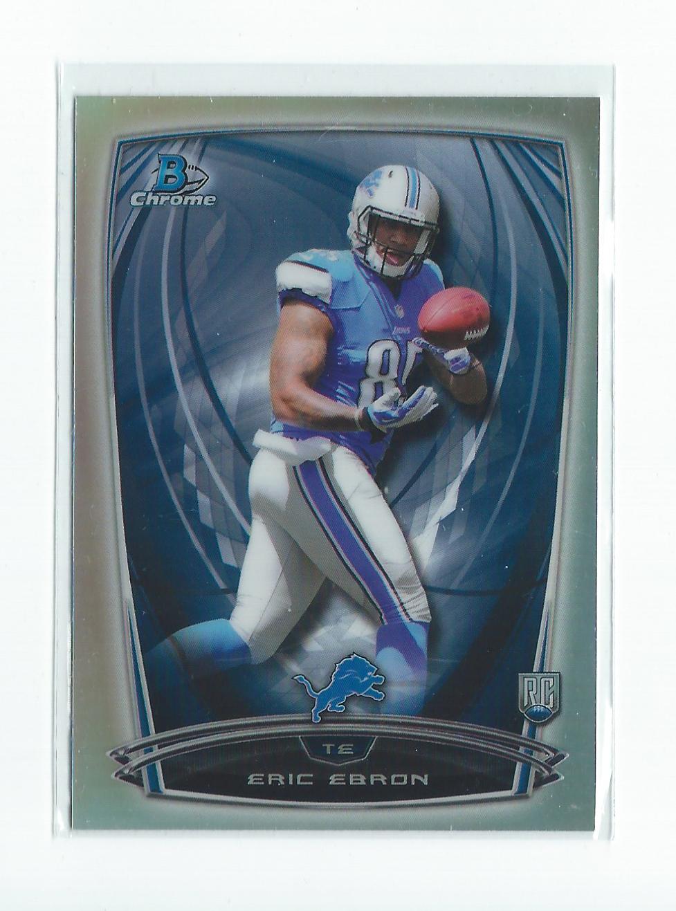 2014 Bowman Chrome Refractors #153 Eric Ebron