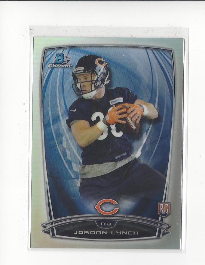 2014 Bowman Chrome Refractors #218 Jordan Lynch