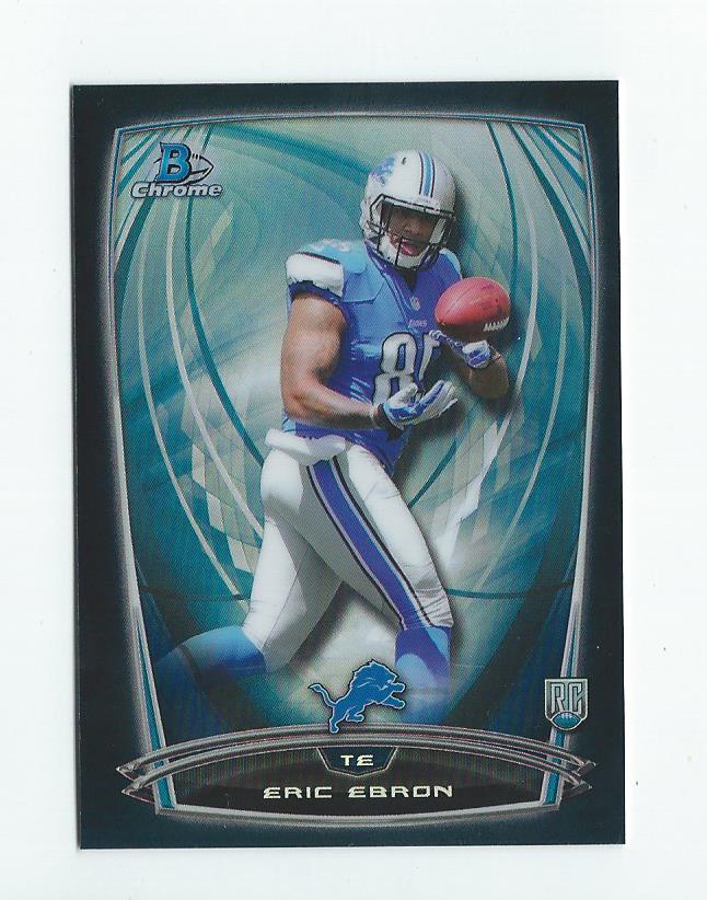 2014 Bowman Chrome Black Refractors #153 Eric Ebron