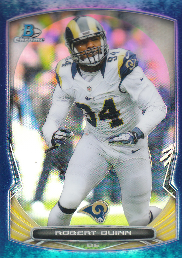 2014 Bowman Chrome Bubbles Refractors #8 Robert Quinn