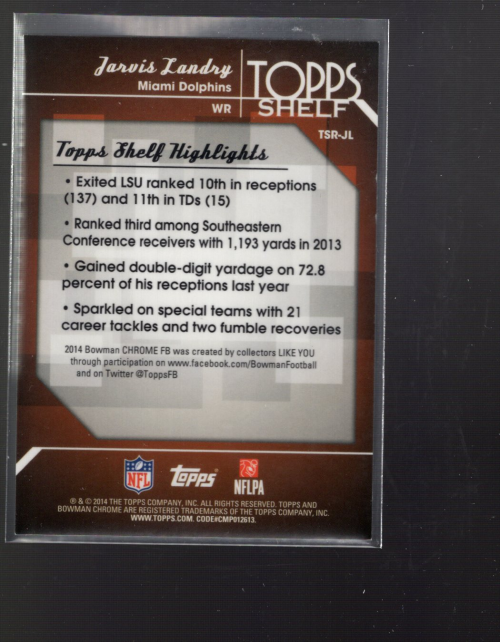 A1415- 2014 Bowman Chrome FB Cards 1-222 +Inserts -You Pick- 15+ FREE US SHIP - Picture 383 of 383