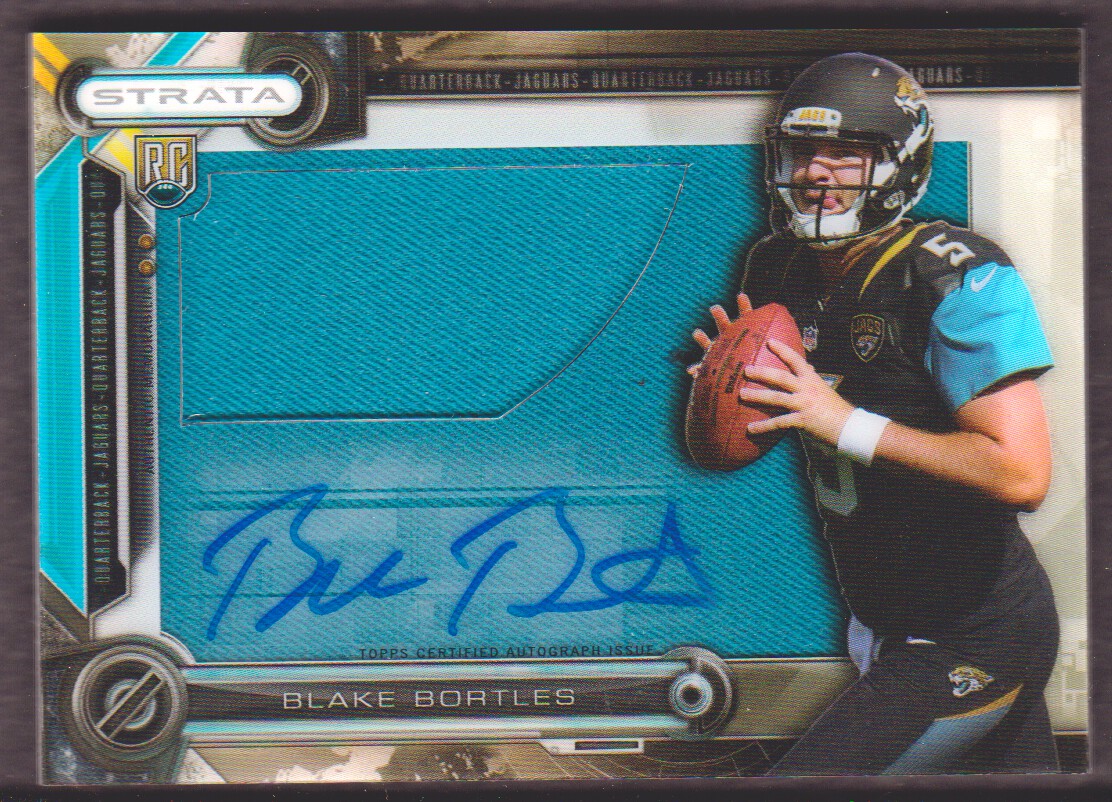 BLAKE BORTLES 2014 Topps Chrome Football Rookie Relics Jersey RR-BB. Jaguars