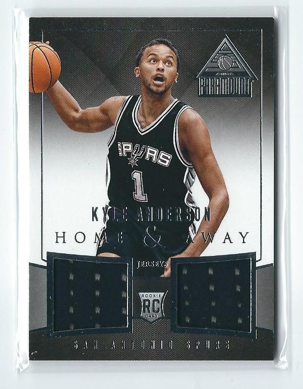2014-15 Paramount Rookies Home and Away Jerseys #7 Kyle Anderson