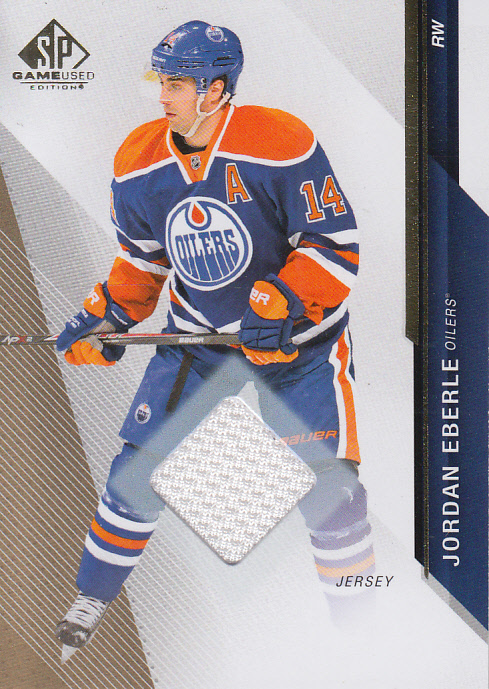 2014-15 SP Game Used Gold Jerseys #75 Jordan Eberle E
