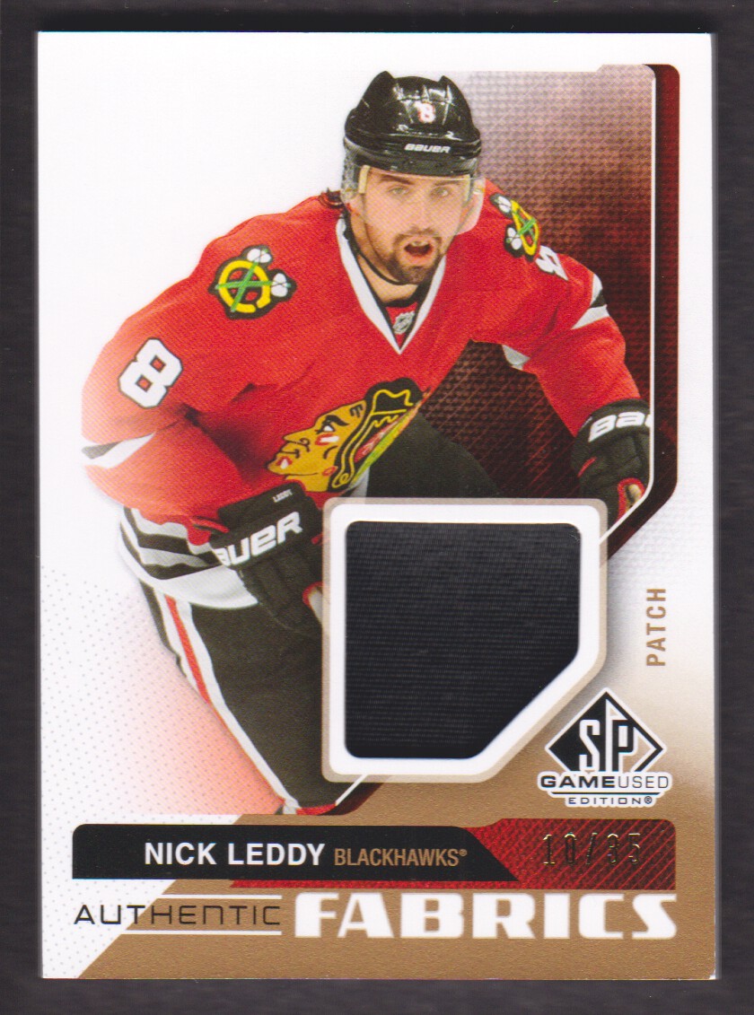 2014-15 SP Game Used Authentic Fabrics Patches #AFNL Nick Leddy