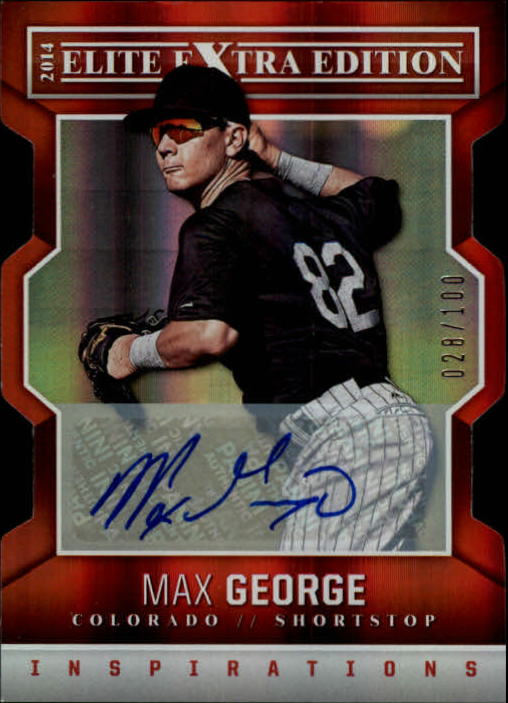 2014 Elite Extra Edition Signature Inspirations #92 Max George