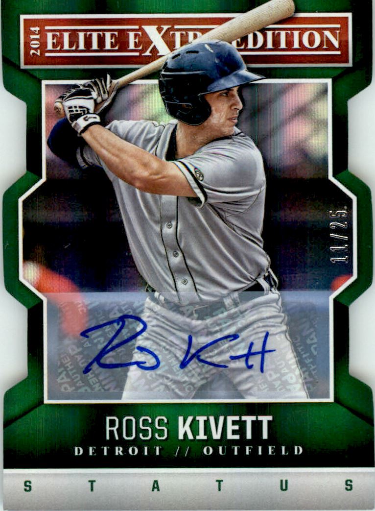 2014 Elite Extra Edition Signature Status Emerald #42 Ross Kivett