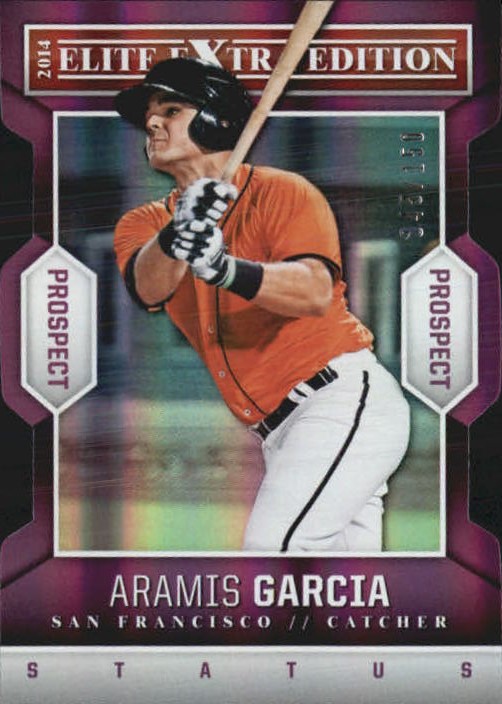 2014 Elite Extra Edition Prospects Status Purple #32 Aramis Garcia