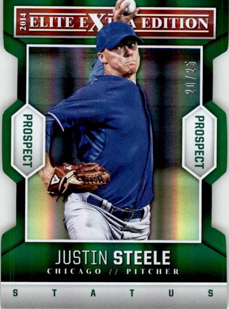 2014 Elite Extra Edition Prospects Status Emerald #64 Justin Steele