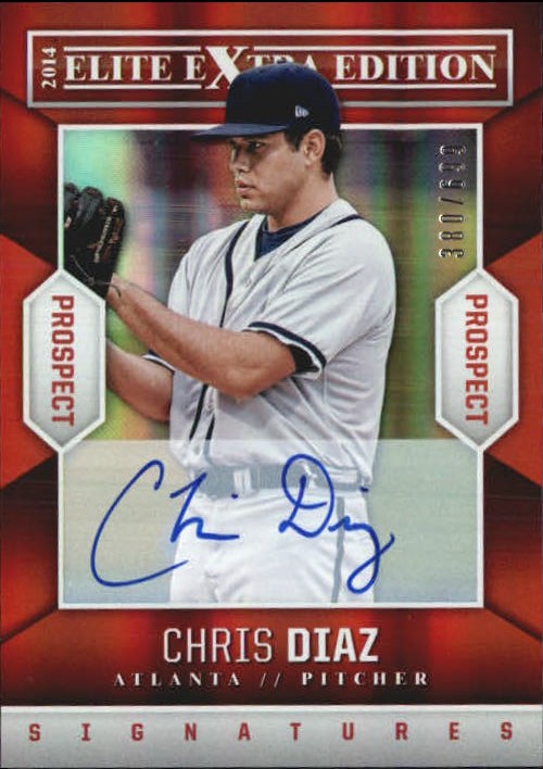 2014 Elite Extra Edition Prospects Signatures #88 Chris Diaz/699
