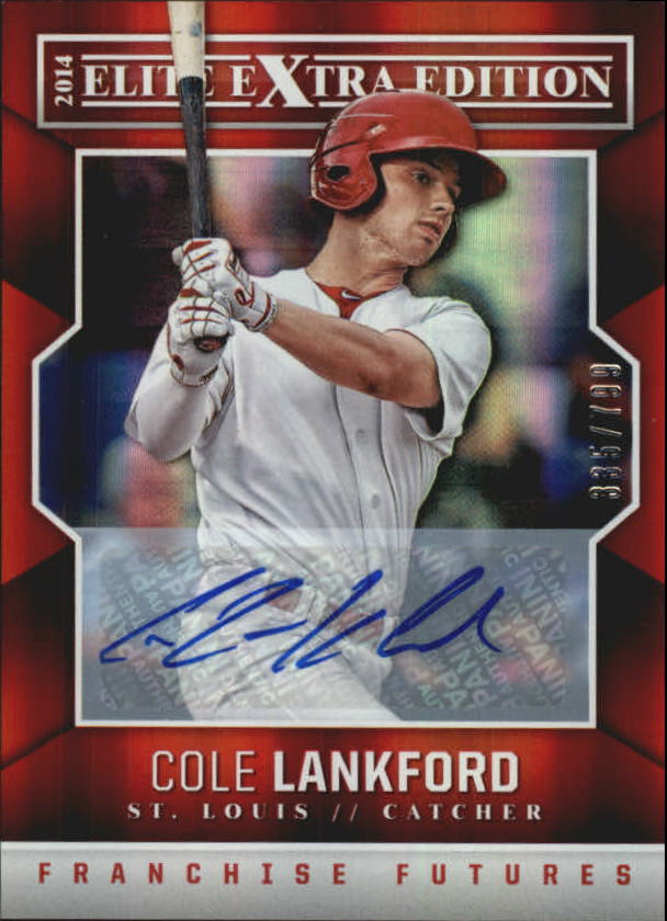 2014 Elite Extra Edition Franchise Futures Signatures #19 Cole Lankford/799
