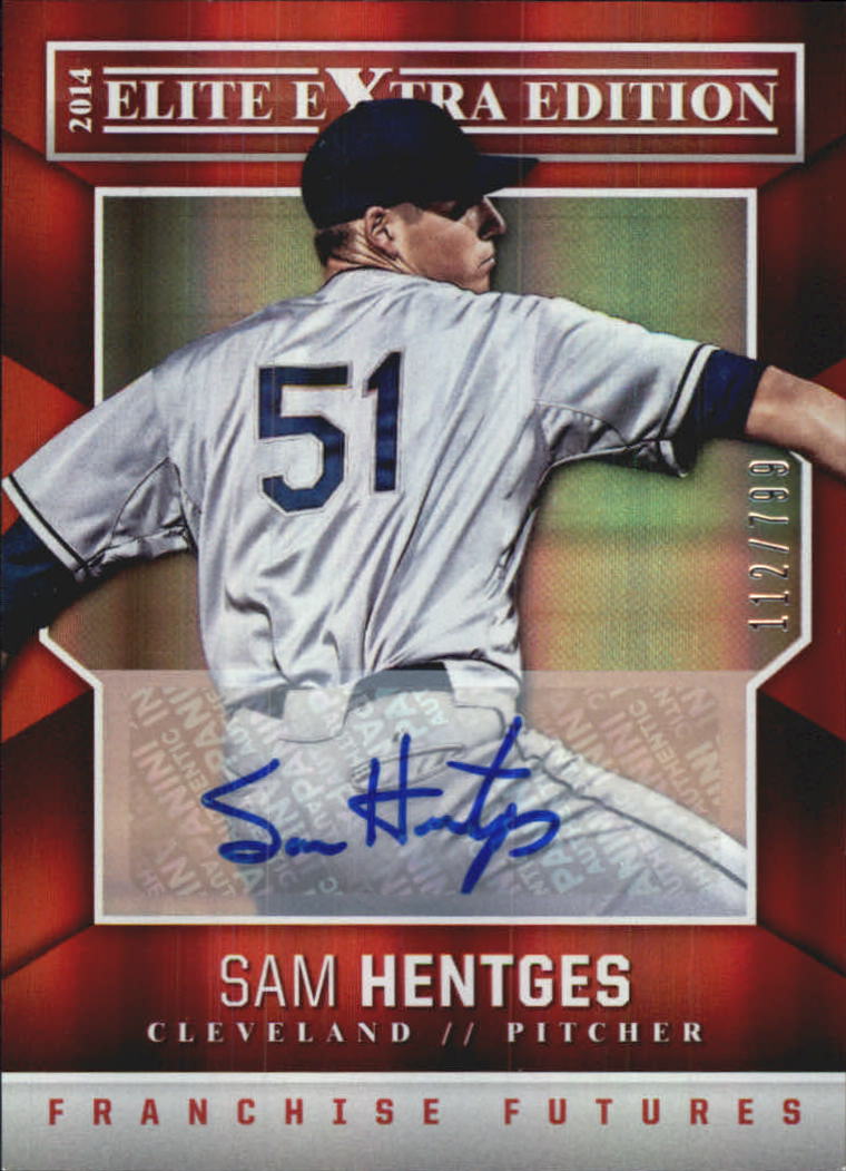 2014 Elite Extra Edition Franchise Futures Signatures #60 Sam Hentges/799