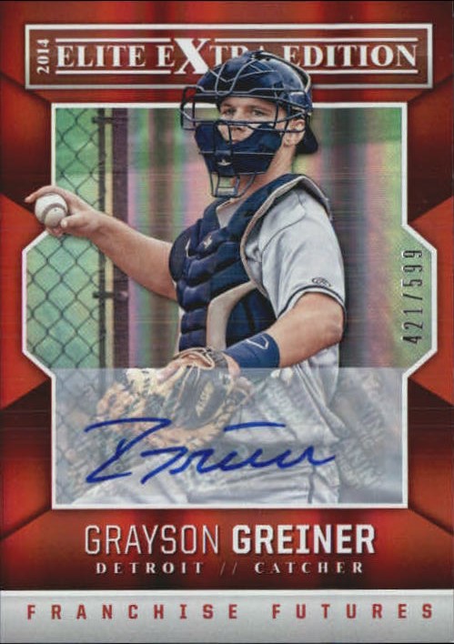 2014 Elite Extra Edition Franchise Futures Signatures #63 Grayson Greiner/599