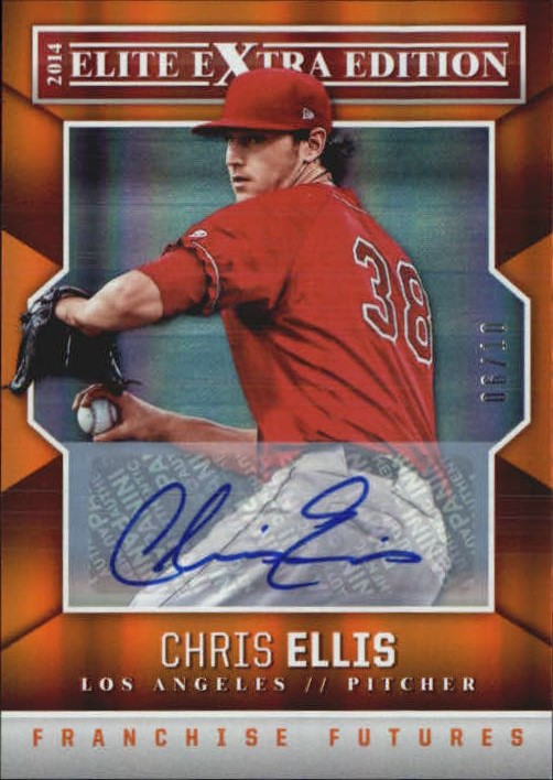 2014 Elite Extra Edition Franchise Futures Signatures Orange #46 Chris Ellis