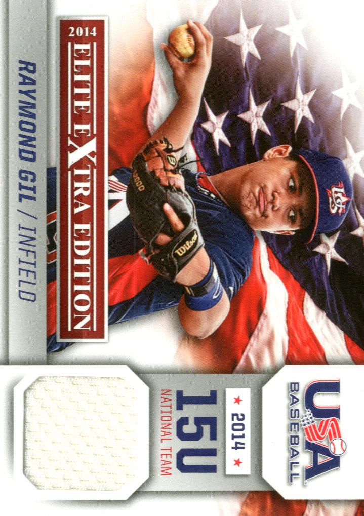 2014 Elite Extra Edition USA Baseball 15U Game Jerseys #7 Raymond Gil