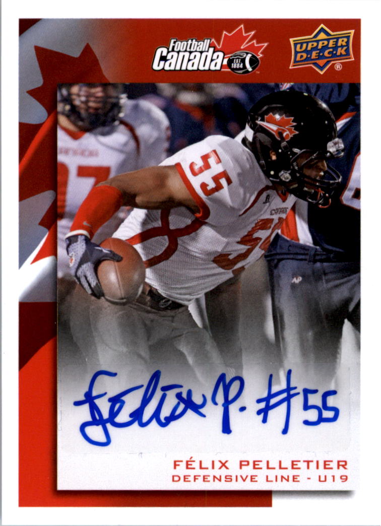 2014 Upper Deck USA Football Team Canada Autographs #C55 Felix Pelletier