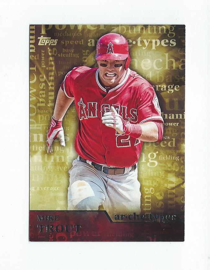 2015 Topps Archetypes #A4 Mike Trout