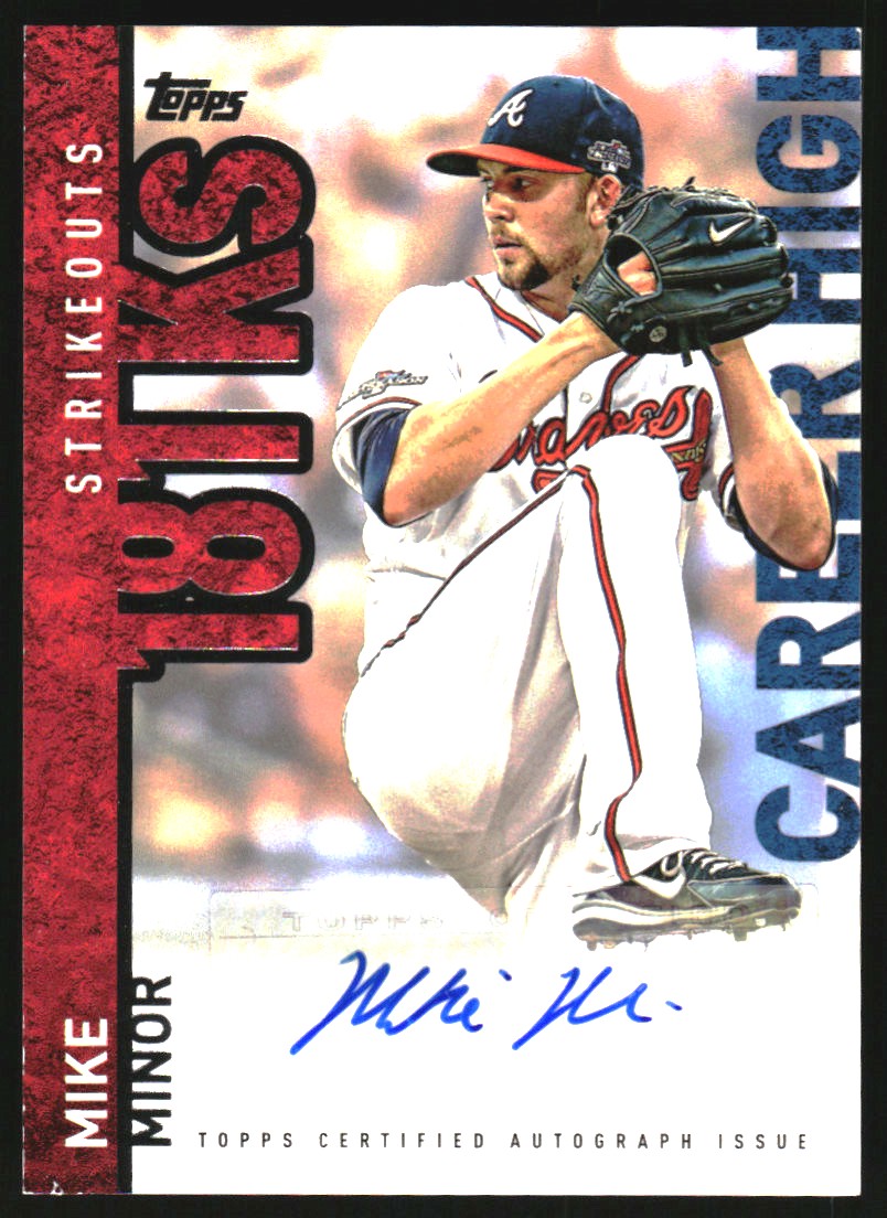 2015 Topps Career High Autographs #CHMM Mike Minor