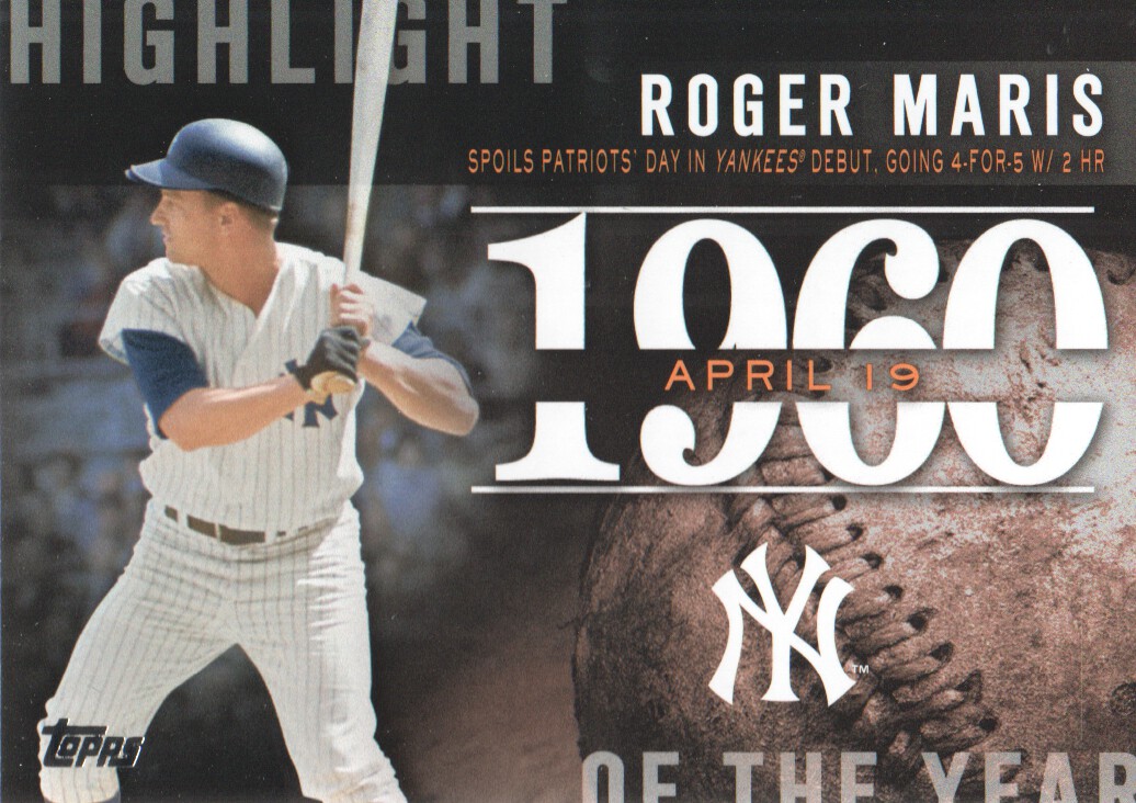 2015 Topps Highlight of the Year #H11 Roger Maris