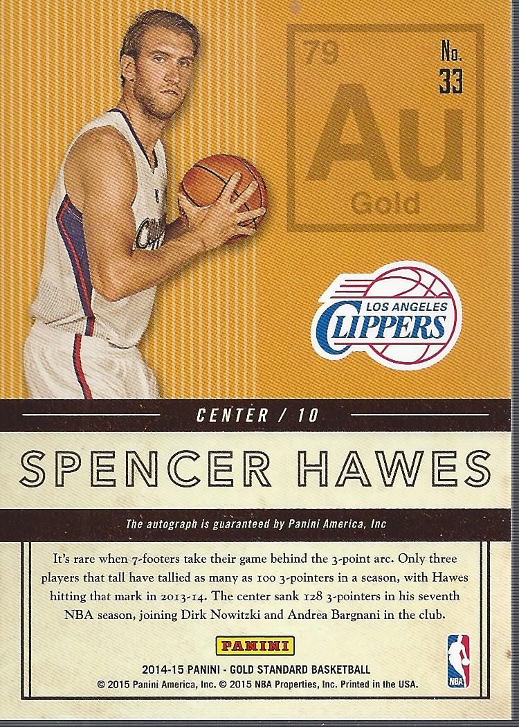 2014-15 Panini Gold Standard Basketball Card Pick (Inserts)