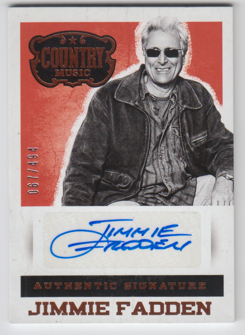 2015 Panini Country Music Signatures #56 Jimmie Fadden/494