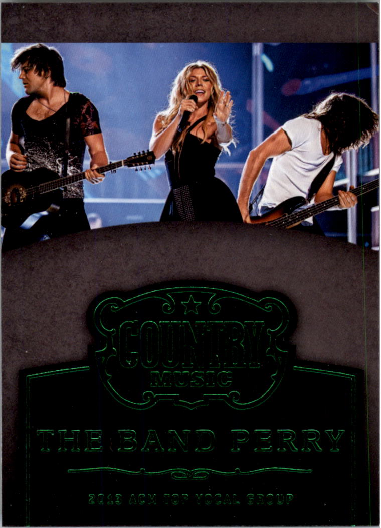 2015 Panini Country Music Award Winners Green #16 The Band Perry