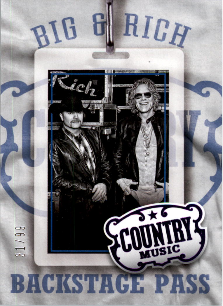 2015 Panini Country Music Backstage Pass Purple #17 Big & Rich