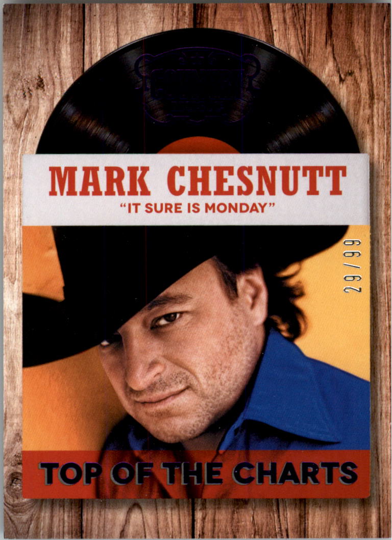 2015 Panini Country Music Top of the Charts Purple #19 Mark Chesnutt