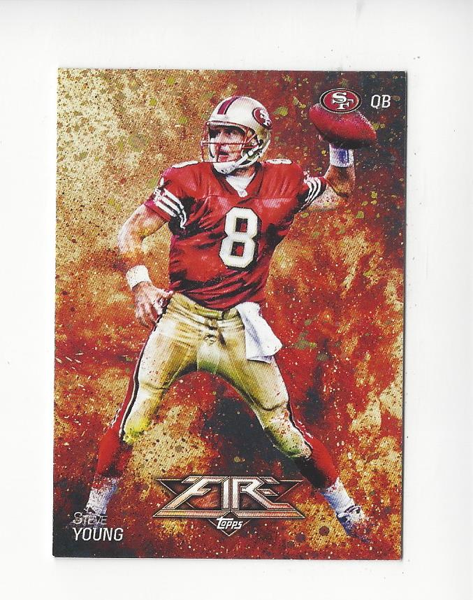 2014 Topps Fire #36 Steve Young