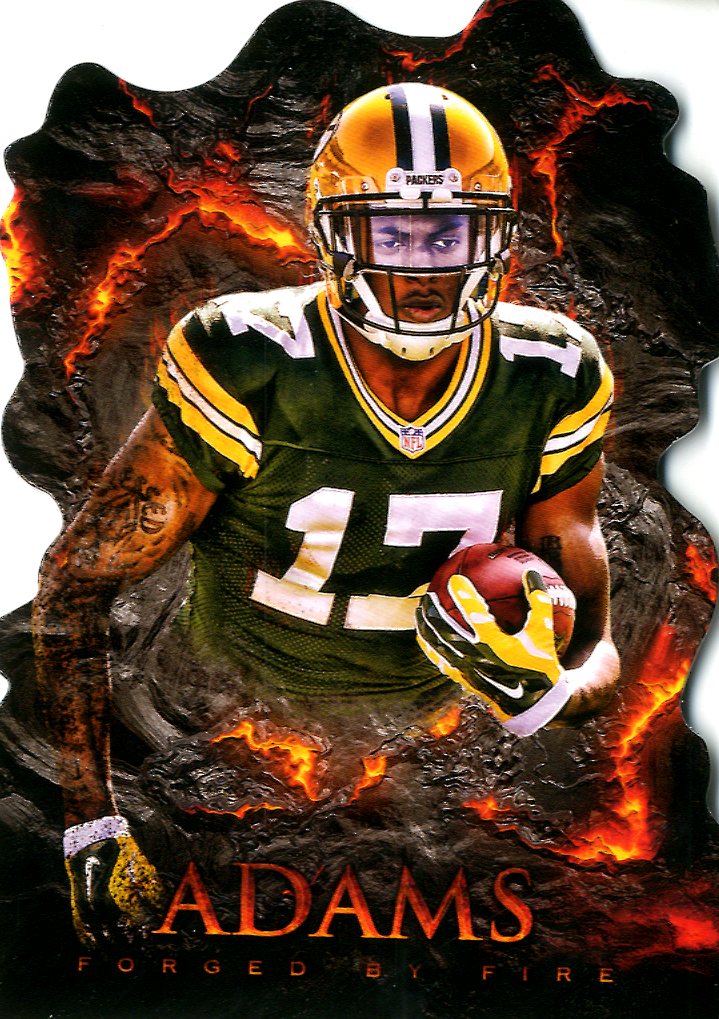 2014 Topps Fire Forged By Fire Die Cut #FFDA Davante Adams - NM-MT