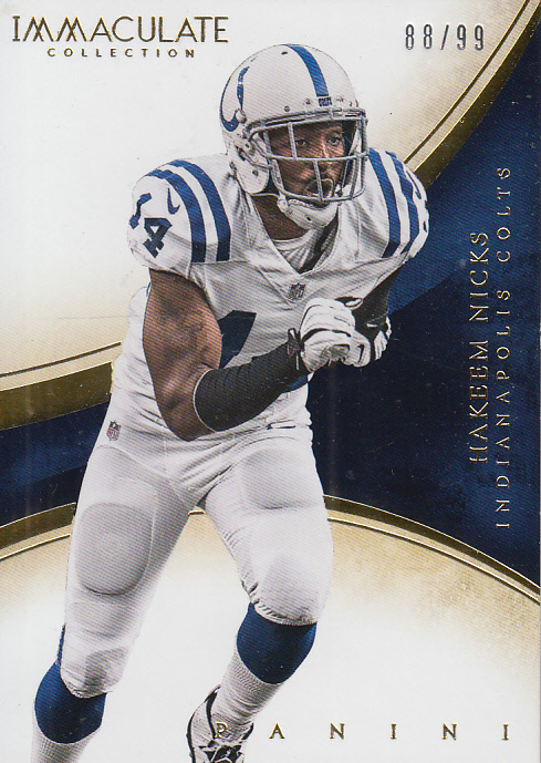 2014 Immaculate Collection #37 Hakeem Nicks
