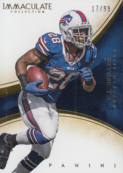2014 Immaculate Collection #54 C.J. Spiller