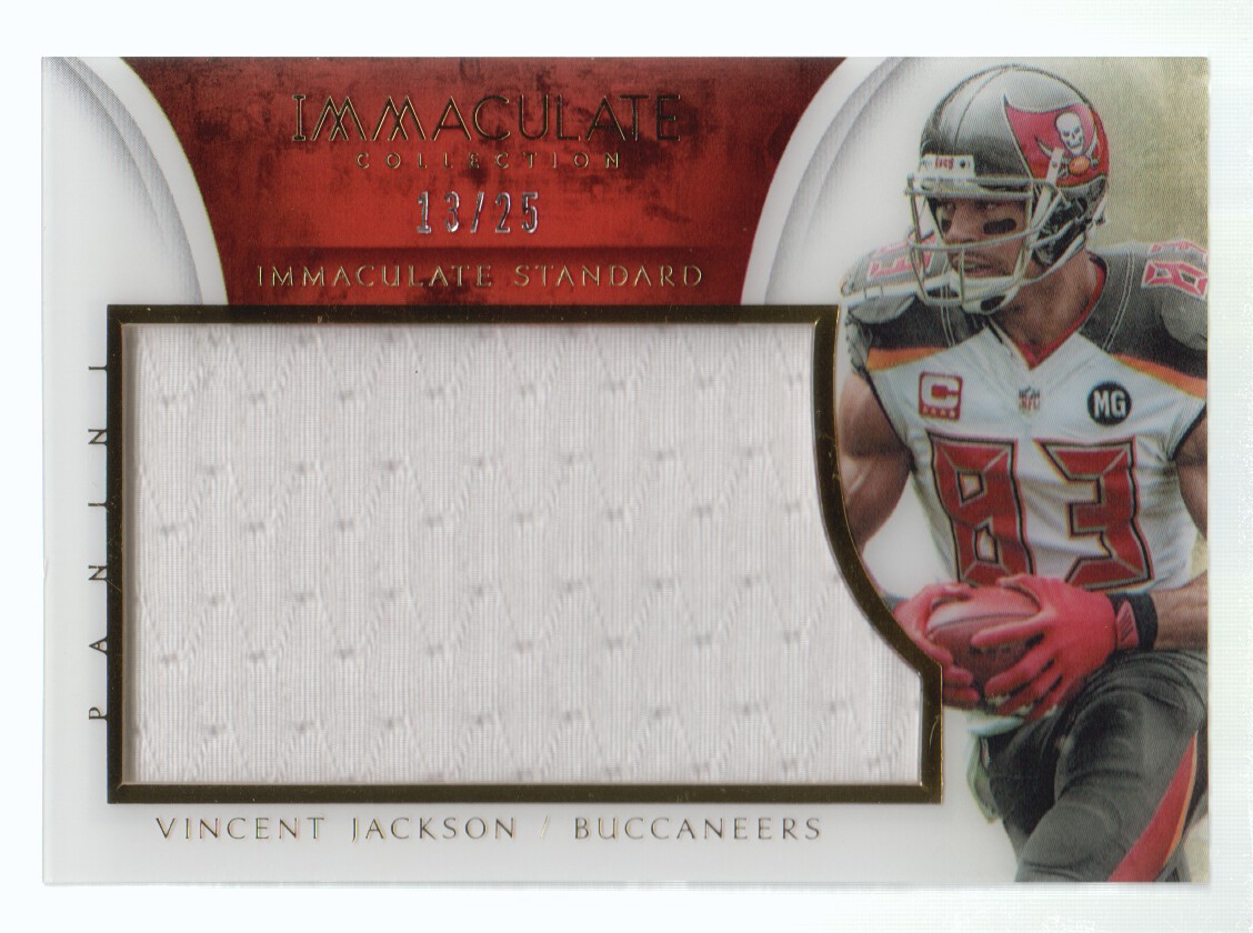 2014 Immaculate Collection Immaculate Standard #ISVJ Vincent Jackson/25