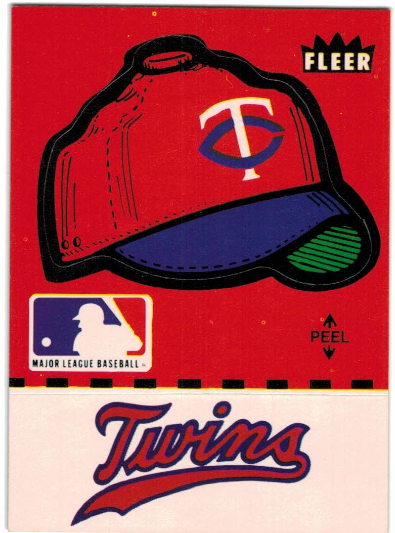 1981 Fleer Team Stickers #54 Minnesota Twins/Cap
