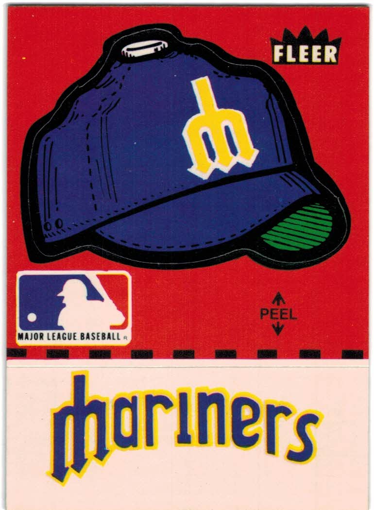 1981 Fleer Team Stickers #93 Seattle Mariners/Cap
