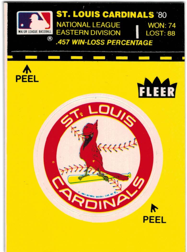 St. Louis Cardinals MLB Logo Sticker