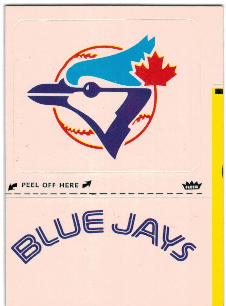 1981 Fleer Team Stickers #108 Toronto Blue Jays/Logo from cap