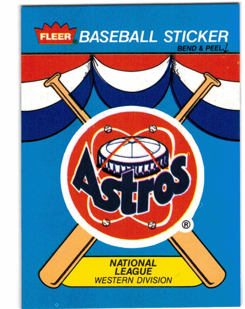 Vintage Topps 1989 Houston Astros Baseball Cardsfree SHIPPING 