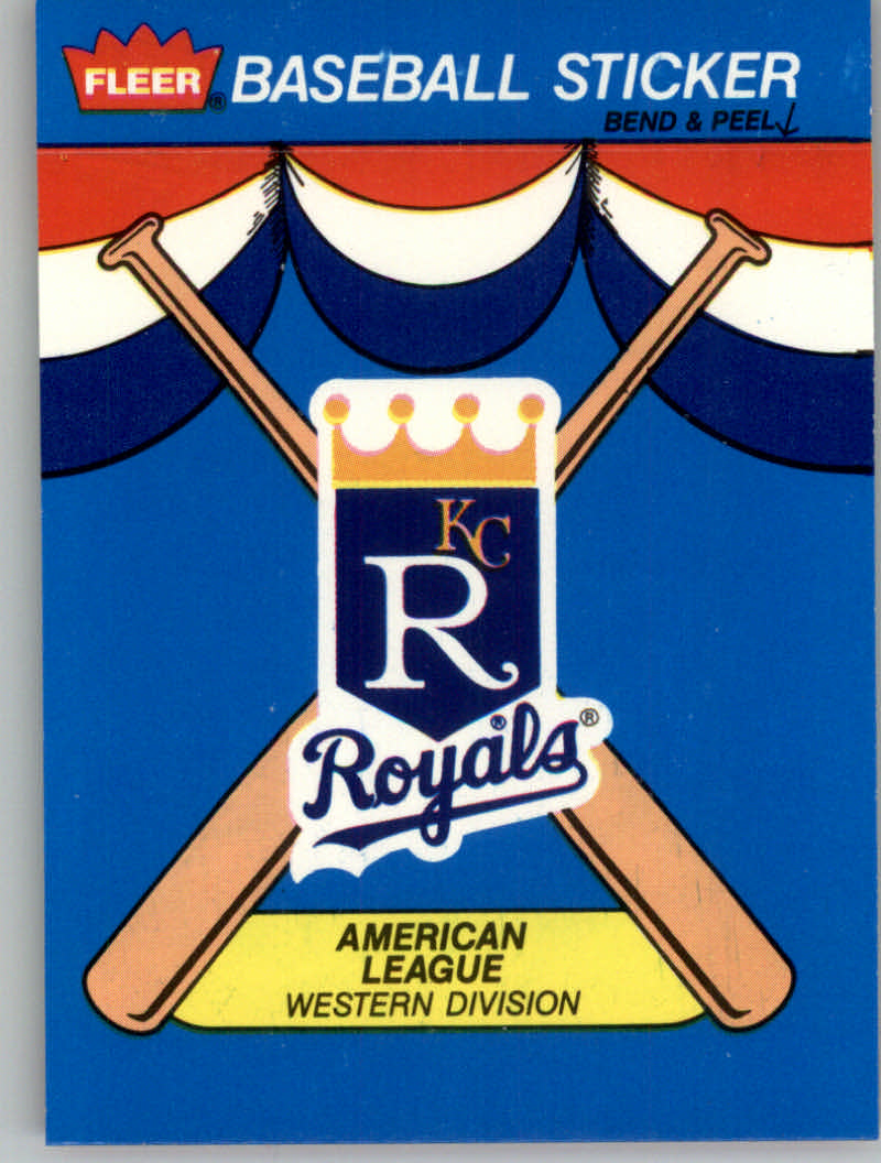 1989 Fleer Baseball "Team Stickers" Insert Cards - Picture 38 of 87