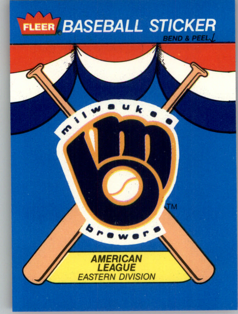 1989 Fleer Baseball "Team Stickers" Insert Cards - Picture 48 of 87